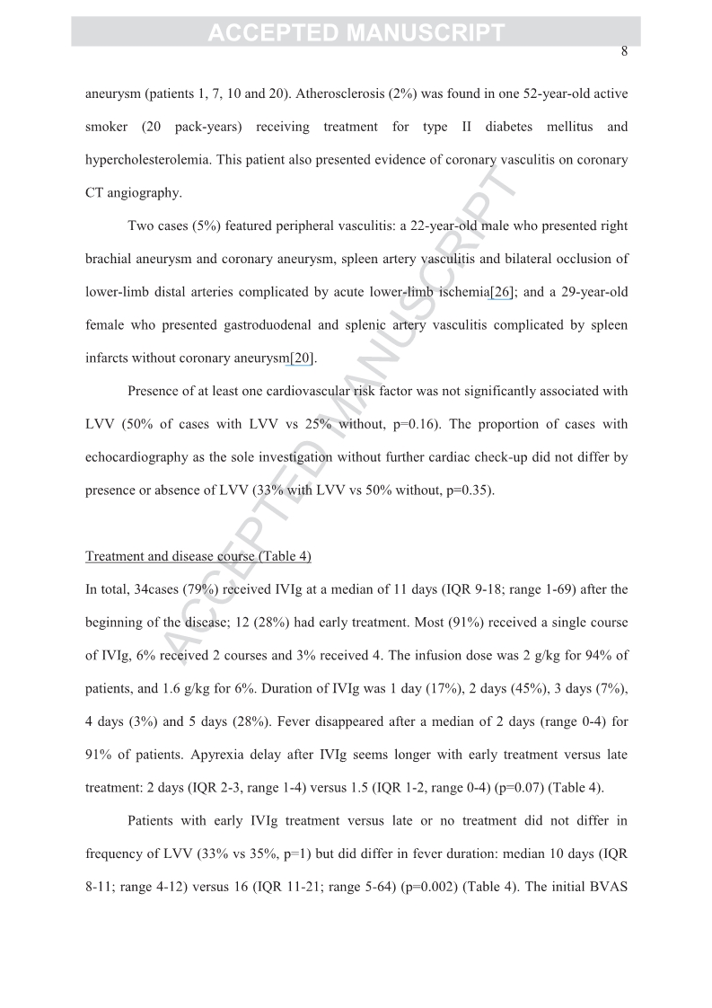 Kawasaki diseasein adults in France.