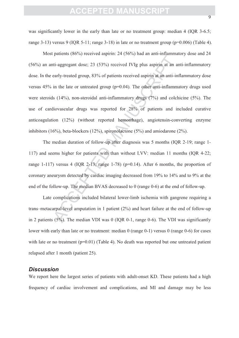 Kawasaki diseasein adults in France.